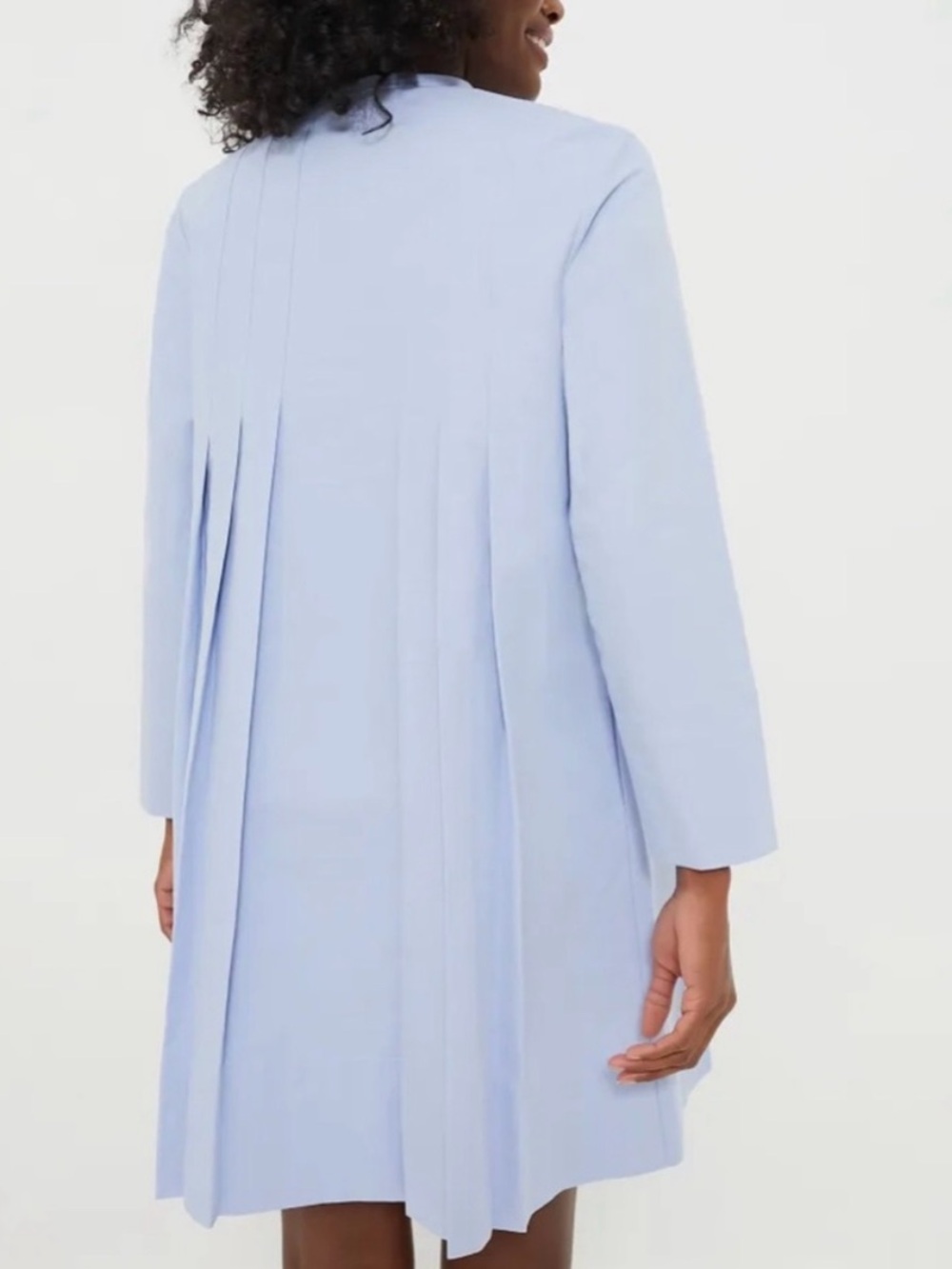 Tuckernuck Dress Luella Mini Pleated in Sky Blue - Picture 4 of 8
